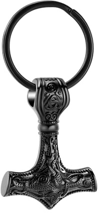 Nordic Viking Mjolnir Thor Hammer Cremation Jewelry for Ashes for Women Men Inoxidable Nudo Celta Urna Collar Colgante para Cenizas Keepsake Memorial Joyería