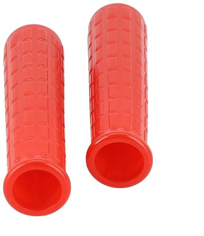 DystopiaWorld Ergonomische Schubkarrengriffe 2er-Set, 20mm Innendurchmesser, rutschfeste Gummi-Griffe mit Rillendesign, Einfache Montage, Universelle Passform für Schubkarren, Sackkarren & Rasenmäher