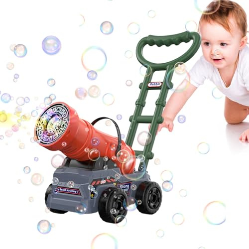 Macchina per bolle da prato a bolle per prato a bolle | Maker di bolle elettriche con luci e musica, spazzaneve a bolle ad alta velocità per cortile, giardino, spiaggia e