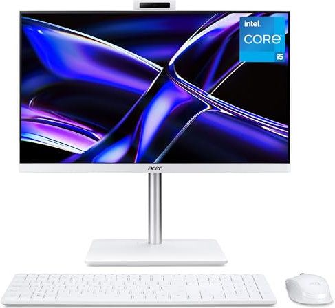 acer Aspire C27-1E All-in-One Desktop PC - Intel Core i5-13420H, 16GB, 1TB SSD, Integrated Graphics, 27 Full HD, Windows 11, White