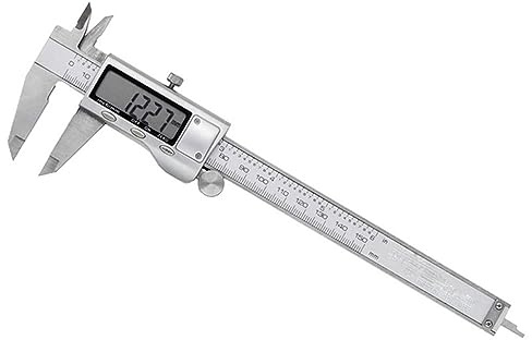 GLJTUO Calibrador Digital De Acero Inoxidable De 0 A 150 Mm, Paquímetro Electrónico De Precisión, Herramientas De Conversación Métricas.,