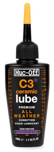 MUC-Off C3 Premium Kettenöl - Hochleistungs-Schmiermittel - Black