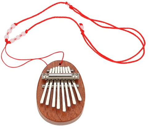 TOVINANNA Kleine Tragbare 8 tasten Kalimba Daumenklavier für Anfänger Fingerklavier Musikinstrument