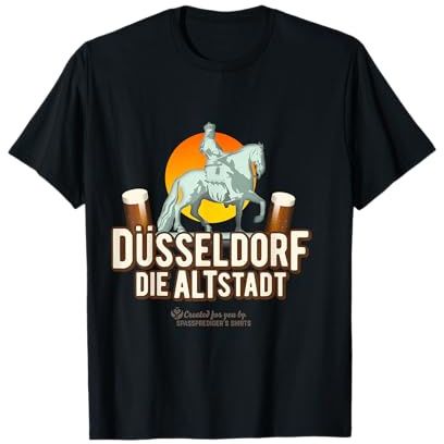 Düsseldorf La Vieille Ville de Jan Wellem Düsseldorf T-Shirt