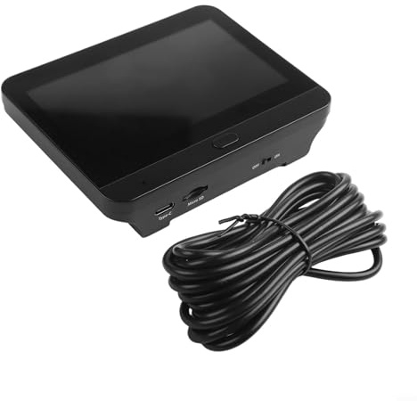 Chroavel Cámara mirilla 1080P con monitor de 4.3 pulgadas, timbre de video 2.4G para aplicación Tuya, movimiento, se adapta a puertas de 35 a 120 mm de grosor