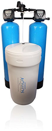 Hochwertiger Aqmos Doppelenthärter CMD2-240 Clack | Wasserenthärtungsanlage für Haushalte bis zu 14 Personen | Entkalkungsanlage | Antikalkanlage | Doppelenthärtungsanlage | Entkalker