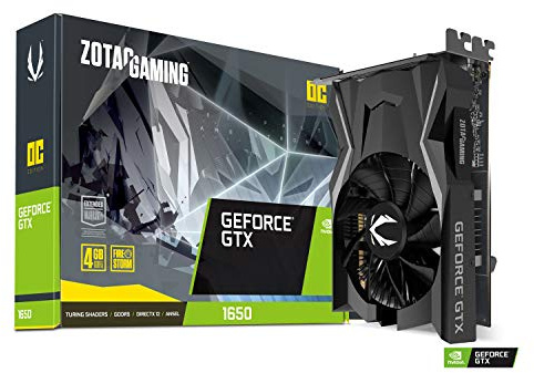 ZOTAC Nvidia GTX1650 GAMING OC 4G Fan PCI Express Graphics Card