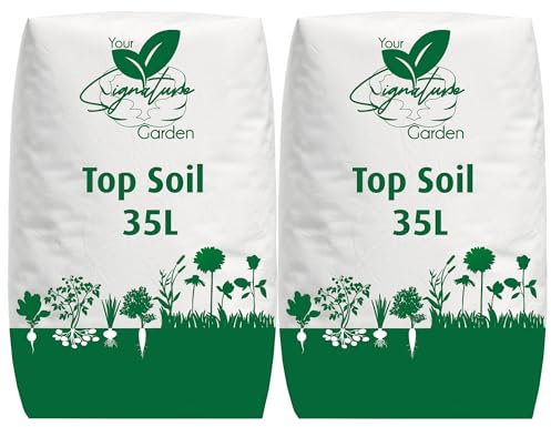 Laeto Top Soil 35L x 2 (70L) – Top Soil for Garden & Landscaping Premium Garden Soil for Plants, Lawns & Flowers – Rich Organic Soil for Healthy Growth