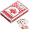 Retoo Rot Standard Kartendeck 54 Blatt, Pokerkarten, Spielkarten für Texas Holdem Poker, Blackjack, hochwertiges Kartenspiel, Kunststoffspielkarten, Profi Pokerset