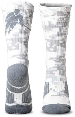 ChalkTalkSPORTS Hockey Performance Crew Socks - Digital Camo - Mid-Calf Socks - Youth