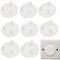 ZHIYE Plug Socket Covers UK, 24 Packs Baby Child Safety Socket Covers Guards Caps Tight Grip Socket Protector for Children Safety Protection at Home and School