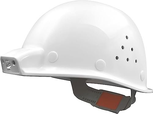 Bygghjälm med LED, Mustbau säkerhetshjälm, 5 stycken arbetshjälm skyddshjälm för 53–65 cm justerbar huvudomkrets, med svettband, EN397