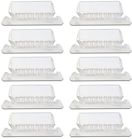 YANGLY 10 pièces onglets de Dossier Suspendus onglets en Plastique insérables pour dossiers Suspendus onglets et Inserts de Dossier de fichiers de 2 Pouces Fournitures de Bureau