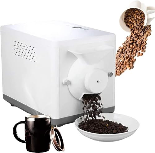 ZQJYMXY Automatic Coffee Bean Roaster, Electric Home Coffee Roaster Roasting Machine, Grain Dryer Roaster Sesame Cocoa Multifunction Roasting Maker