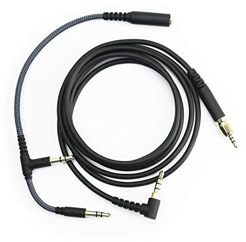 ABLET Ersatz-Audiokabel, Kompatibel Mit EPOS H6Pro, PC38X, GSP 301, 300, 302, 602, 601, H3 Gaming-Headsets, 2 M