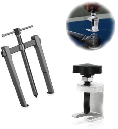 SNSYGN 2 extractores de brazo de limpiaparabrisas, extractor de limpiaparabrisas ajustable, brazo de limpiaparabrisas, herramienta de desmontaje de abrazaderas de polo, extractor de brazo