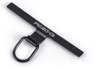 Project-CB Universelle Handykette Patch Mit Metall Pad - Stabile Lanyard Halterung für Handy (Schwarz)