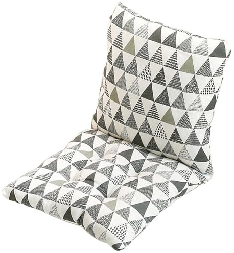 YSZBD Stuhlkissen 40x40 Mit BäNdern 2er Set、Stuhlpolster Niedriglehner、Sitzkissen FüR StüHle Esszimmer、Sitzauflagen GartenmöBel Niedriglehner(#11,50x50cm1pcs)