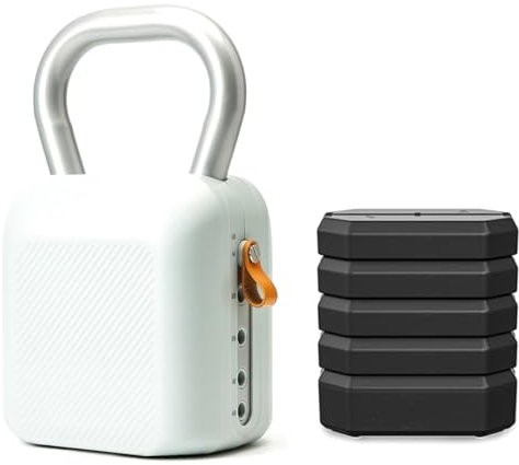 Adjustable Kettlebell Set，6-in-1 Quick Weight Change 8.5-40lb, Kettle Grip，Space-Saving Design for Home Gym Combo, Suitable for Strength Training