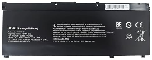SR03XL Batterie pour HP Pavilion 15-CX 17-CD 15-CB 15T-CB000 15T-CX0000 17T-CD000 17T-CD100 SR03052XL-PL HSTNN-DB8Q HSTNN-IB8L L08934-2B1 L08934-1B1 L08934-2C1 TPN-Q194 TPN-C133 TPN-C134