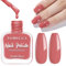 TOMICCA Pfirsich Nagellack, 15ml Glänzend Schnelltrocknender Langanhaltender, Abziehbar auf Wasserbasis Nagellack für DIY Nail Art Maniküre