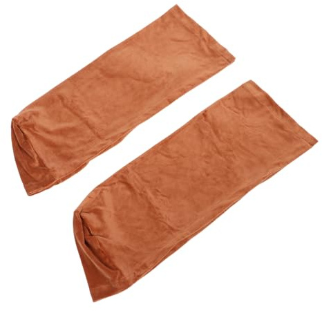 MAGICLULU Copribraccioli Divano Elastici Protettivo Tinta Cammello, Copertura Copribracciolo Per Bracciolo Sofa, Protezione Per Braccioli Adatta a Ufficio e Casa, Set 2 Pezzi