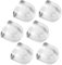 TNEDFOD 6 Piezas Topes para Puertas Suelo de Silicona, Tope de Puerta Transparente, Door Stopper, Tope Puerta Adhesivo para Todos los Suelos Duros, Tope Puertas Suelo para Proteger Paredes y Muebles