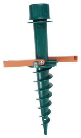 POPETPOP Paraguas De Puesto Soporte para Sombrilla De Playa Base para Sombrilla Soporte para Sombrilla Varillas De Afilado Puntas De Tierra para Sombrilla Punta para Sombrilla