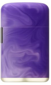 Blueflame Rubber Marble – Accendini d'Autore in Edizione Marmorizzata (1, Viola)