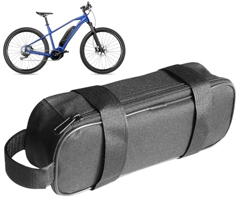 Yiohejy Electric Bike Controller Bag, Bicycle Tube Storage Bag, Bicycle Controller Carrier, Wear-Resistant and Waterproof, Portable for Travel, Outdoor Biking, Camping