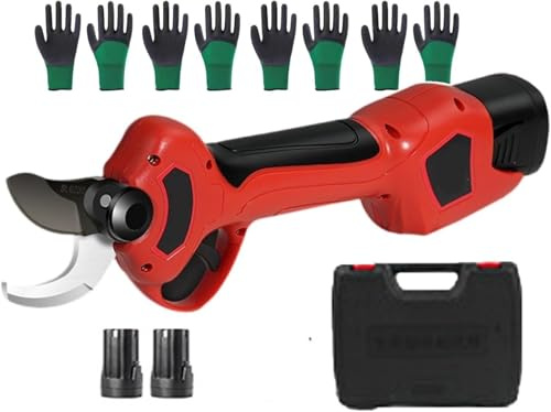 BCJMKDX Cesoie da Giardino, Strumento Professionale for potatura da Giardino 16,8 V/2,5 Ah | Tempo di Ricarica 3-4 Ore | Taglio Rami 0 a 3 cm