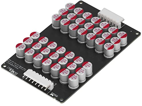 Jeffergarden Módulo de Ecualizador Activo, Placa de Equilibrio de Batería de Litio Activa Universal, Equilibrador de Batería de Alto Rendimiento para LTO LFP, Voltaje de Funcionamiento de 1,8V-4,5V