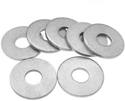Arandela De Titanio M5/6/8/10/12 Extra Grande Gruesa Plana(M6x12x1.5mm 10pcs)