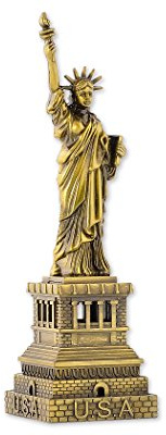 ds. distinctive style Statue of Liberty Modell Freiheitsstatue Metallstatue Freiheitsstatue Figur für Souvenirs (18cm)