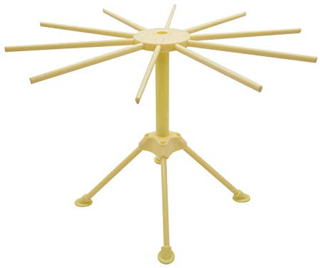 Anzirose Pasta Drying Rack Collapsible Pasta Spaghetti Noodles Dryer Holder Hanging Rack - Yellow