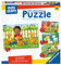 Ravensburger ministeps 4169 Mein allererstes Puzzle: Streichelzoo - 4 erste Puzzles mit 2-5 Teilen, Spielzeug ab 18 Monate