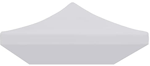 vidaXL Party Tent Roof Outdoor Garden Gazebo Marquee Shade Canopy Top Replacement Cover 3x6m White