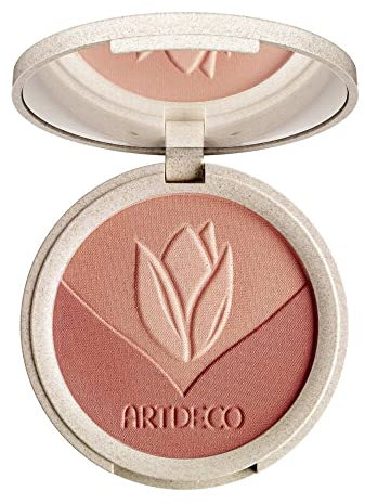 Artdeco Natural Trio Blush - 3-farbiges nachhaltiges Rouge, für empfindliche Haut geeignet - 1 x 9 gm