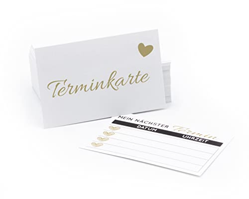 Lot de 100 cartes de rendez-vous tamponnables, cosmétiques, beauté, salon de manucure, coiffeur, spa, sport, physiothérapie, design des ongles, manucure, pédicure, bloc de rendez-vous (cartes de