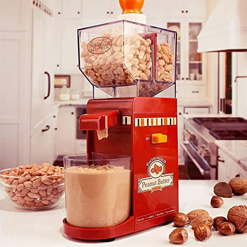 WlP 110V-220V Home Peanut Butter, Almonds Peanut Butter Maker Machine Electric Grinding Mechanism Food Processor ​​for Coffee Grinder Machine ​Butter Machin Grinder ​Cashew