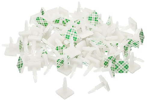 PATIKIL 100Stk Klebriger PCB Abstandhalter 0.43 Stützhöhe Weiß