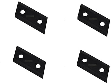 perfektGarten 4 X 8 CM Lame del triturator Compatibile con ALKO al-KO/MTD Häcksler H-1100 1300 1600 3200, 325030 102650