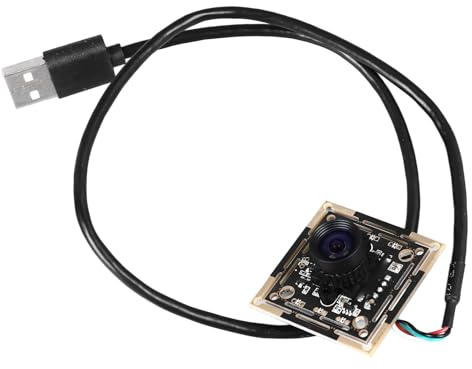 Garosa Modulo Fotocamera con Otturatore Globale, Modulo Fotocamera USB Chip OV7251 0,3 MP Mini Video Pieghevole in Bianco e con Otturatore Globale Ad Alta velocità 120 FPS, Webcam