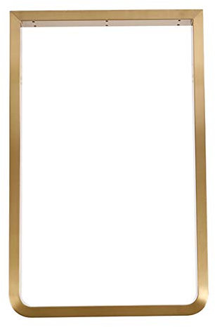 asdchZen Möbelbeine, Edelstahl-Tischbeine, Couchtisch, Esstischbeine, Quadratische Möbelbeine, Robuste Ersatz-Metallfüße, 72 cm, Gold, 1 Stück (70 cm X 72 cm)..