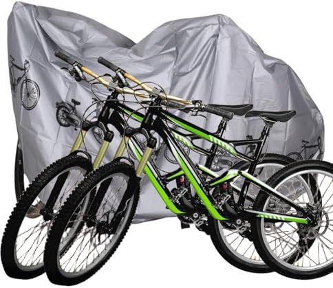 Telo Copri Bicicletta,Copribici Bici Impermeabile,Copri Bicicletta Esterno per Bici,Copertura Biciclette Esterno,Universale Copri Bicicletta da Esterno Anti Polvere Pioggia Anti Neve Protezione UV