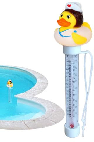 Schwimmende Pool-Thermometer, schwimmende Enten-Pool-Thermometer - Ententhermometer für die Wassertemperatur | Digitale Poolthermometer, schwimmende Thermometer für Eisbäder, genau