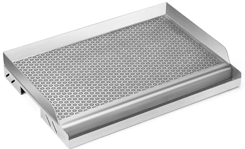 onlyfire Plancha para Barbacoa Acero Inoxidable con Estructura Alveolar | Plancha Universal para Parrilla de Gas, Parrilla de Carbón y Encimera de Gas, 1,5mm de Grosor, 45,7 x 32 x 7,2cm