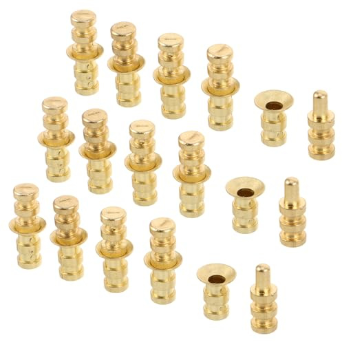 Gadpiparty 24 Piezas De Conectores De Pasador Para Escritorio Para Muebles Estantes Soportes De Exhibición Clavijas De Metal Pasadores De Mesa Pernos De Mesa Conectores De Manguito