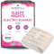 Slumberdown Sleepy Nights Electric Blanket King Size - Warm, Cosy & Energy-Efficient Heated Blanket with 3 Heat Settings | BEAB-Approved, Washable & Easy-Fit Straps (150 × 142cm)