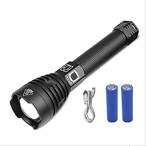 BAJIE Flashlight 250000 Lumens Xhp90 Most Powerful Led Flashlight Usb Rechargeable Torch Xhp70 Hand Lamp 26650 18650 Battery Flash Light Russian Federation B